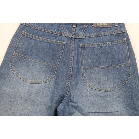 Deadstock Vtg 90s Marithe Francois Girbaud Mens 31 Baggy Denim Jean Shorts Blue - Picture 9 of 10